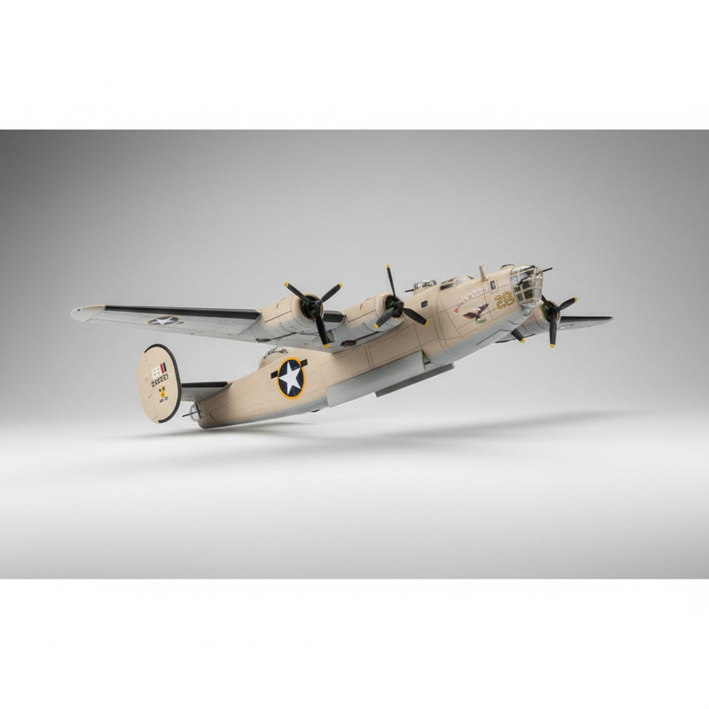 WWII U.S. Army Air Forces B-24D Liberator Heavy Bomber 1:72 – 29 cm / 11.4 in – Premium Diecast Zinc Alloy Military Model  HTML - Gallery 5