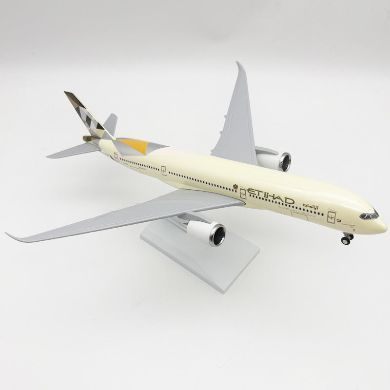Etihad Airways Airbus A350 – 30 cm / 11.8 in – Solid Resin Desktop Display Model - Image 3