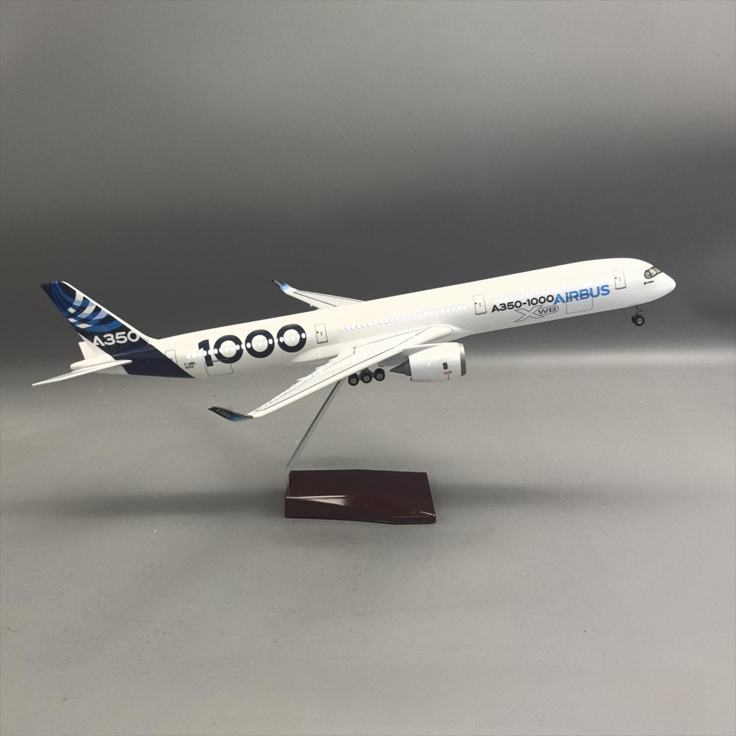 Airbus A350-1000 Carbon House Prototype – 47 cm / 18.5 in – Voice-Activated LED Display Model