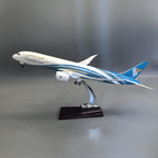 Oman Air Boeing 787-9 Dreamliner – 42 cm / 16.5 in – Openable Hatch Cover LED Display Model