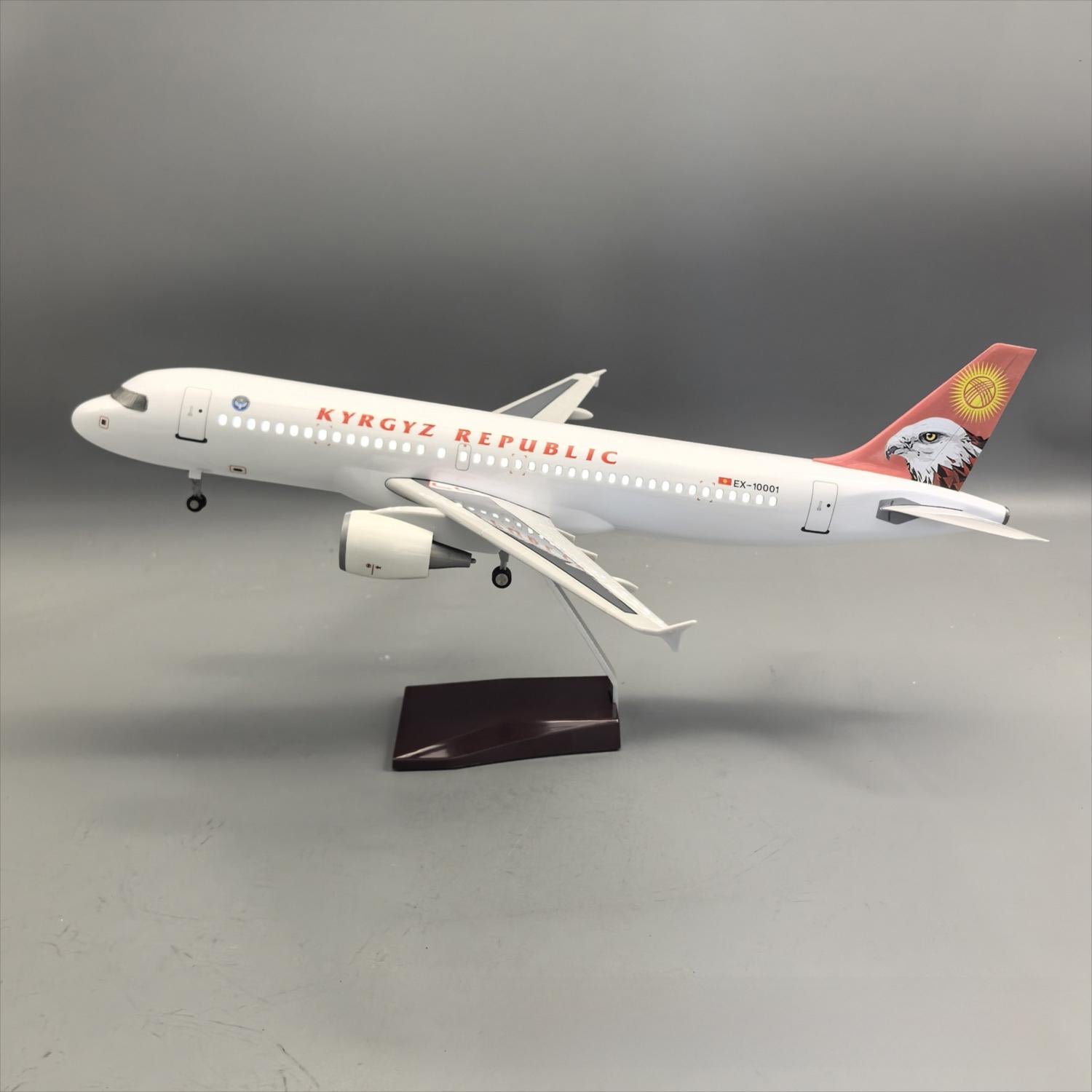 Kyrgyzstan Government Airbus A320 Special Plane Model — 1:80 Scale | 47cm / 18.5"
