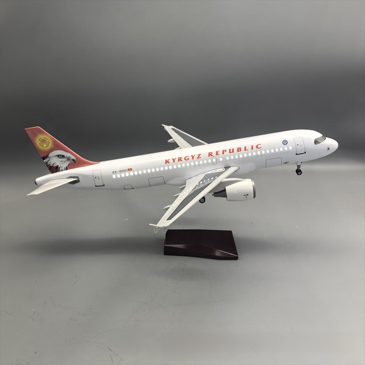 Kyrgyzstan Government Airbus A320 Special Plane Model — 1:80 Scale | 47cm / 18.5"
