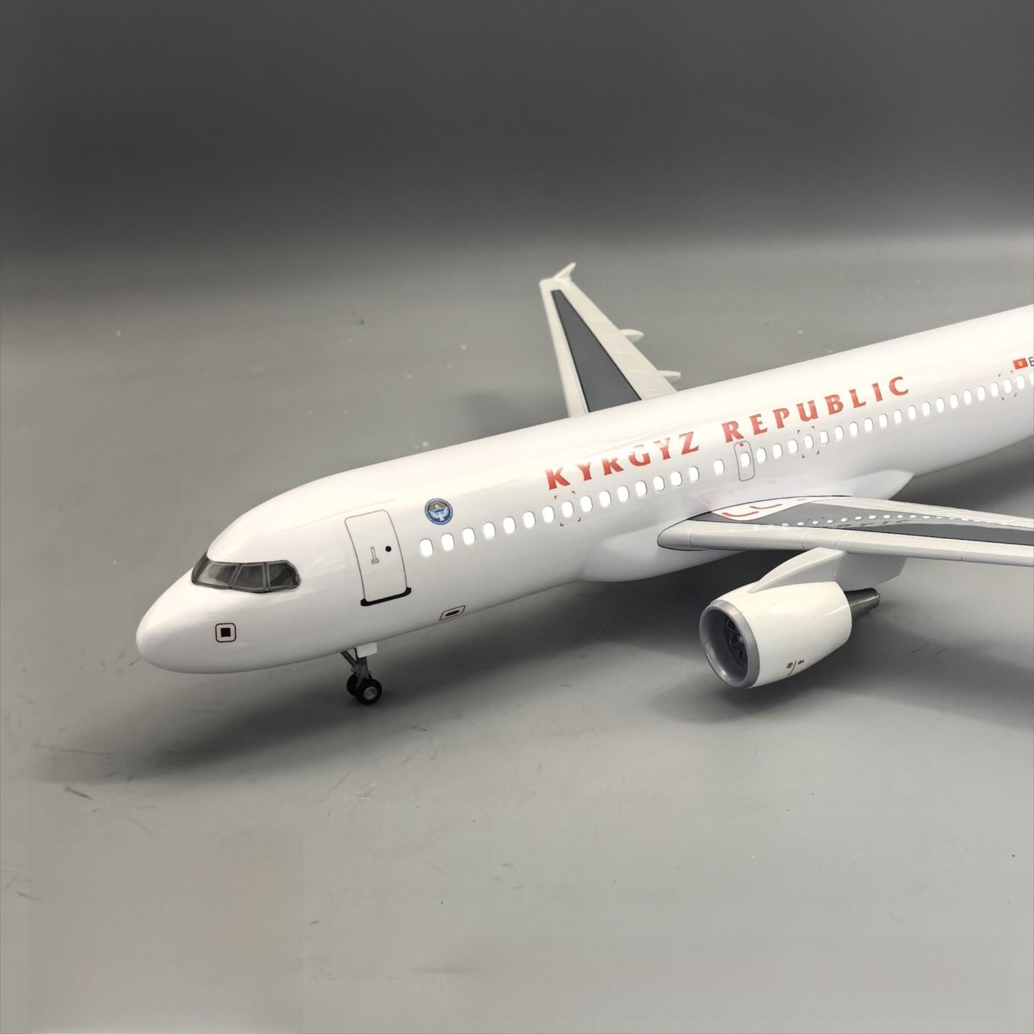 Kyrgyzstan Government Airbus A320 Special Plane Model — 1:80 Scale | 47cm / 18.5"