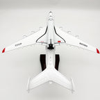 Antonov An-225 Mriya Soviet Version with Buran Space Shuttle Airplane Model — 1:280 Scale | 30cm / 11.8"