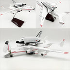 Antonov An-225 Mriya Soviet Version with Buran Space Shuttle Airplane Model — 1:280 Scale | 30cm / 11.8"