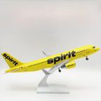 Spirit Airlines Airbus A320 Model Aircraft — 1:120 Scale | 30cm / 11.8"