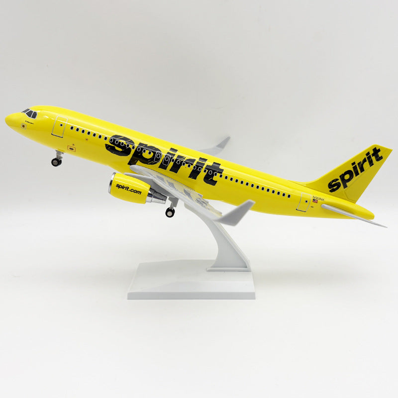 Spirit Airlines Airbus A320 Model Aircraft — 1:120 Scale | 30cm / 11.8"