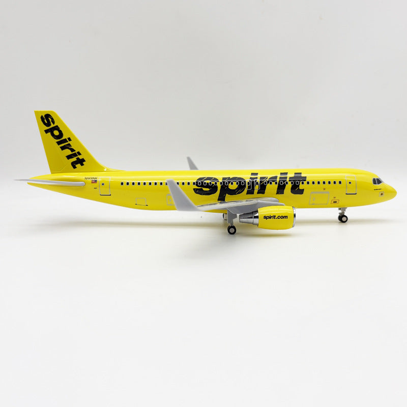 Spirit Airlines Airbus A320 Model Aircraft — 1:120 Scale | 30cm / 11.8"