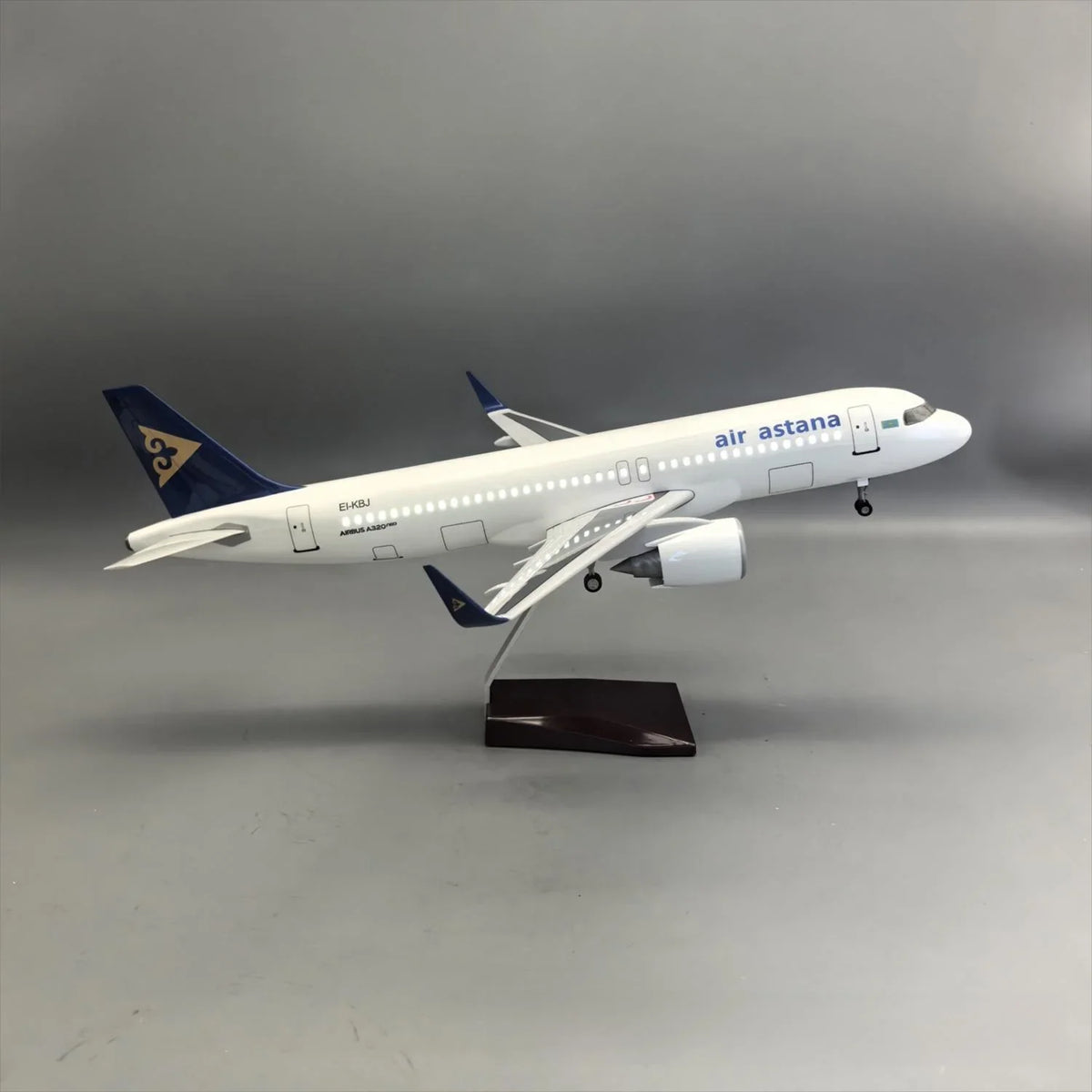 Air Astana Airbus A320neo Airplane Model — 1:80 Scale | 47cm / 18.5"