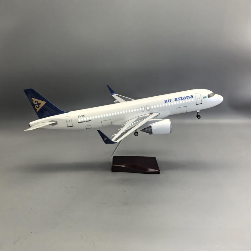 Air Astana Airbus A320neo Airplane Model — 1:80 Scale | 47cm / 18.5" - Image 1