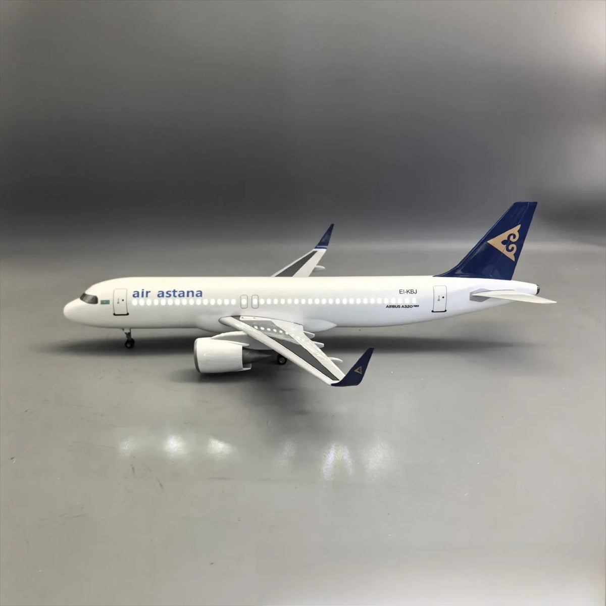 Air Astana Airbus A320neo Airplane Model — 1:80 Scale | 47cm / 18.5"