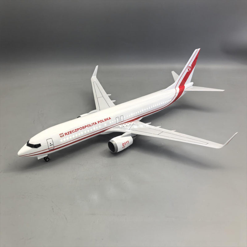 Polish Air Force Boeing 737-800 "Rzeczpospolita Polska" Government Special Plane Model — 1:85 Scale | 47cm / 18.5" - Image 3