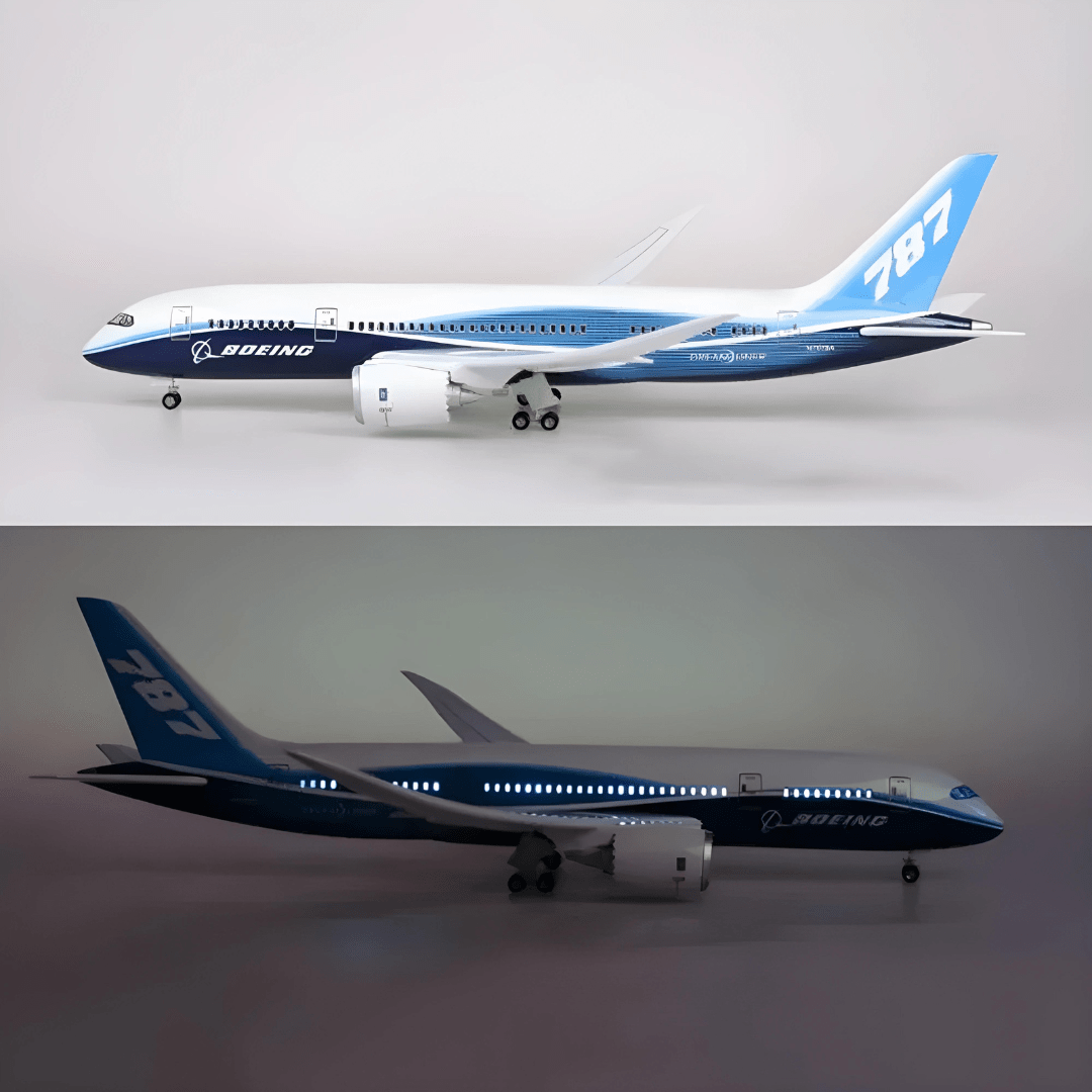 نموذج أولي لطائرة دريملاينر B787 - مقياس 1/130 - 43 سم - 16.9 بوصة