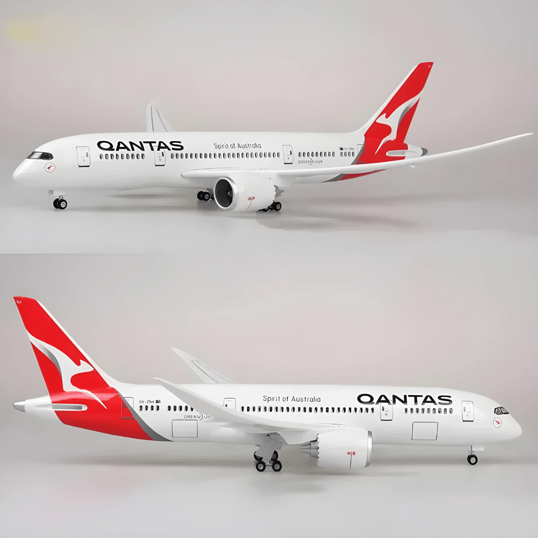 B787 Qantas Dreamliner - Escala 1/130 - 43cm - 16,9 pulgadas