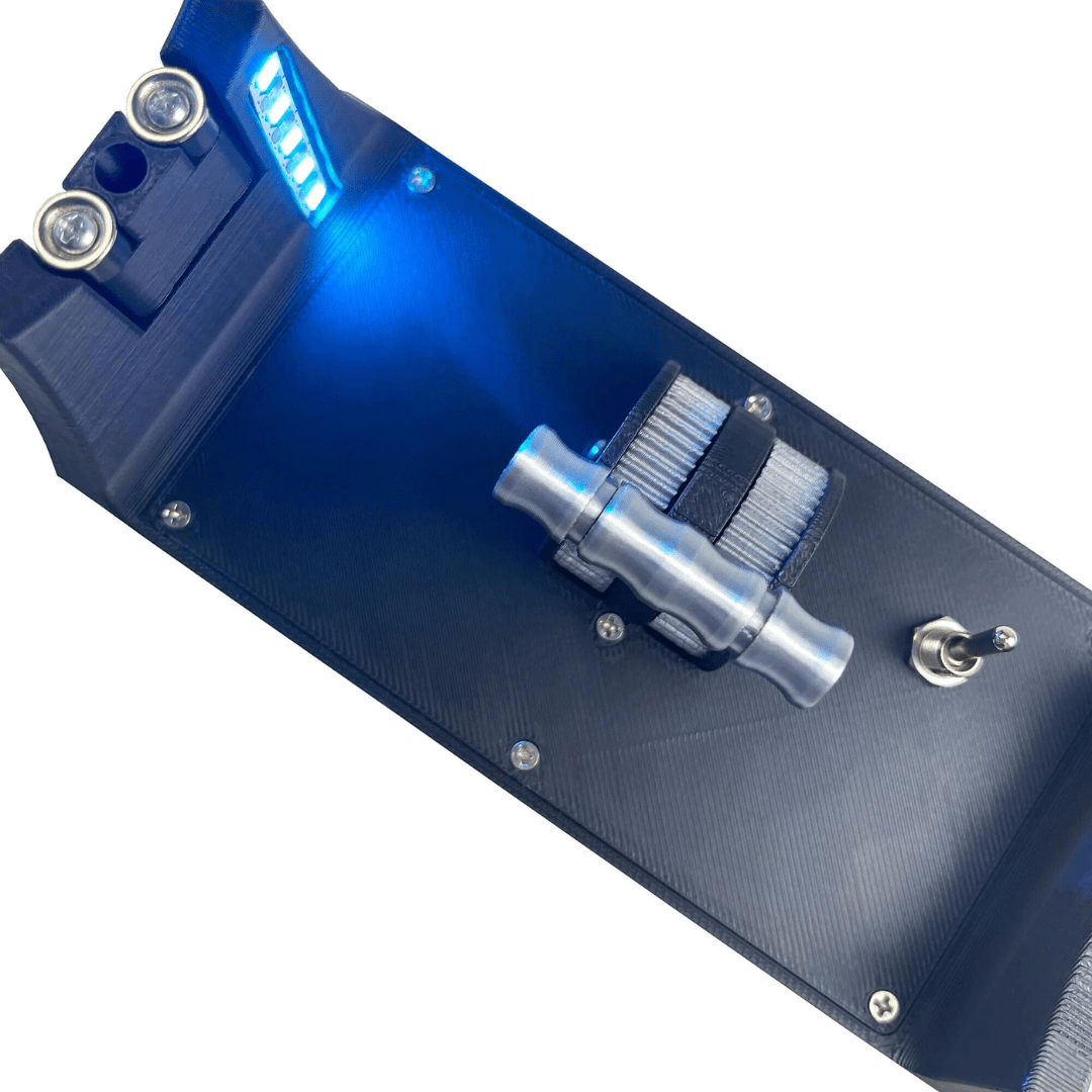 Modelo Interactivo de Motor Turbojet de Rolls-Royce con Luces LED