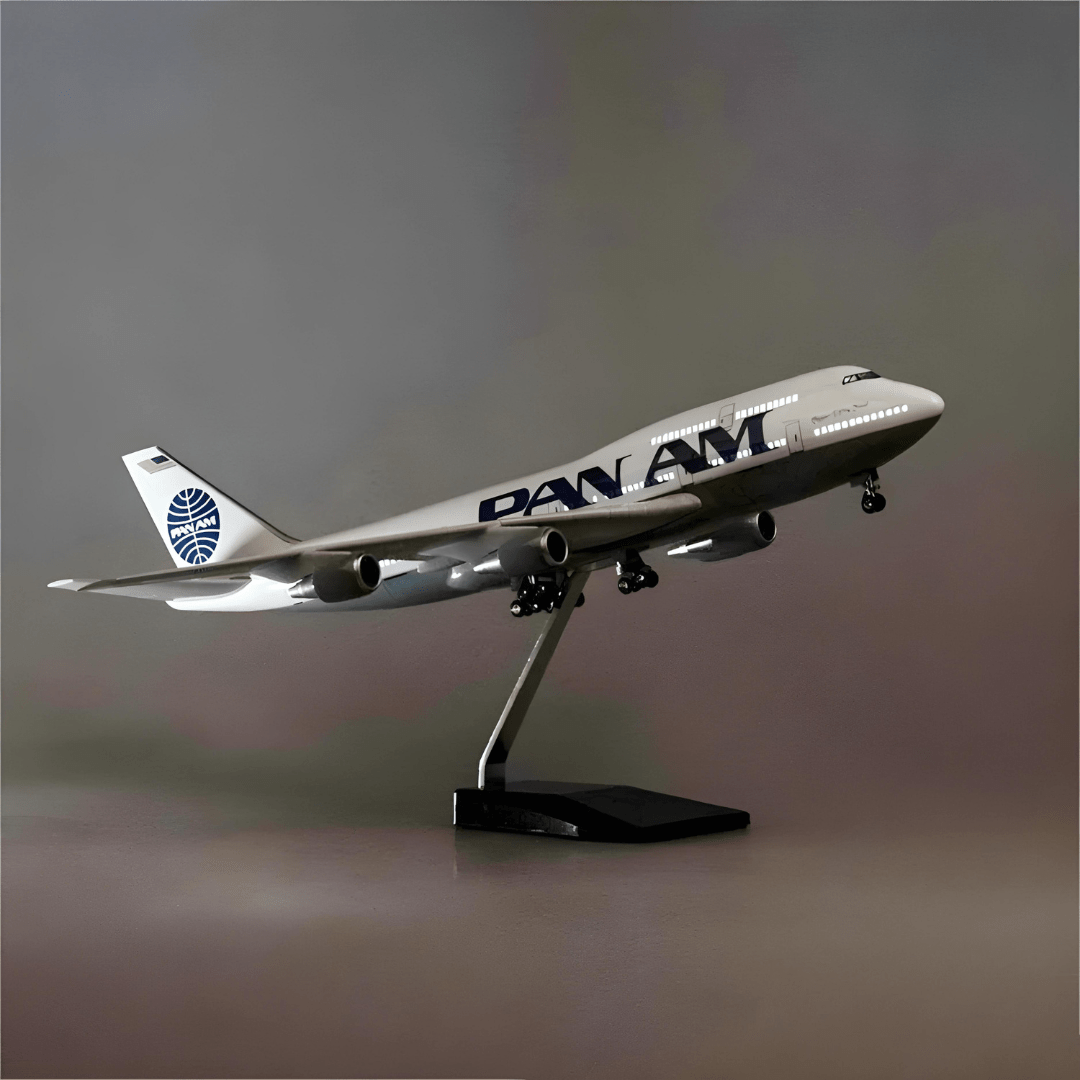 B747 PAN AM - Scale 1/150 - 47cm - 18.5 in - Airplane Model