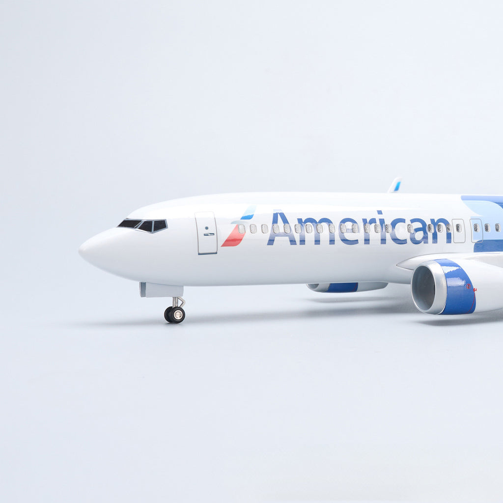 American Airlines Boeing 737-800 "FIFA World Cup 2026" – 47 cm / 18.5 in – Voice-Activated LED Display Model