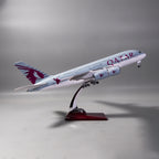 إيرباص A380 قطر 1:160 – 47 سم / 18.5 بوصة – داخلي قابل للفتح