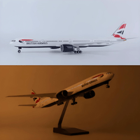 B777 British - Scale 1/157 - 47cm - 18.5 in - Airplane Model