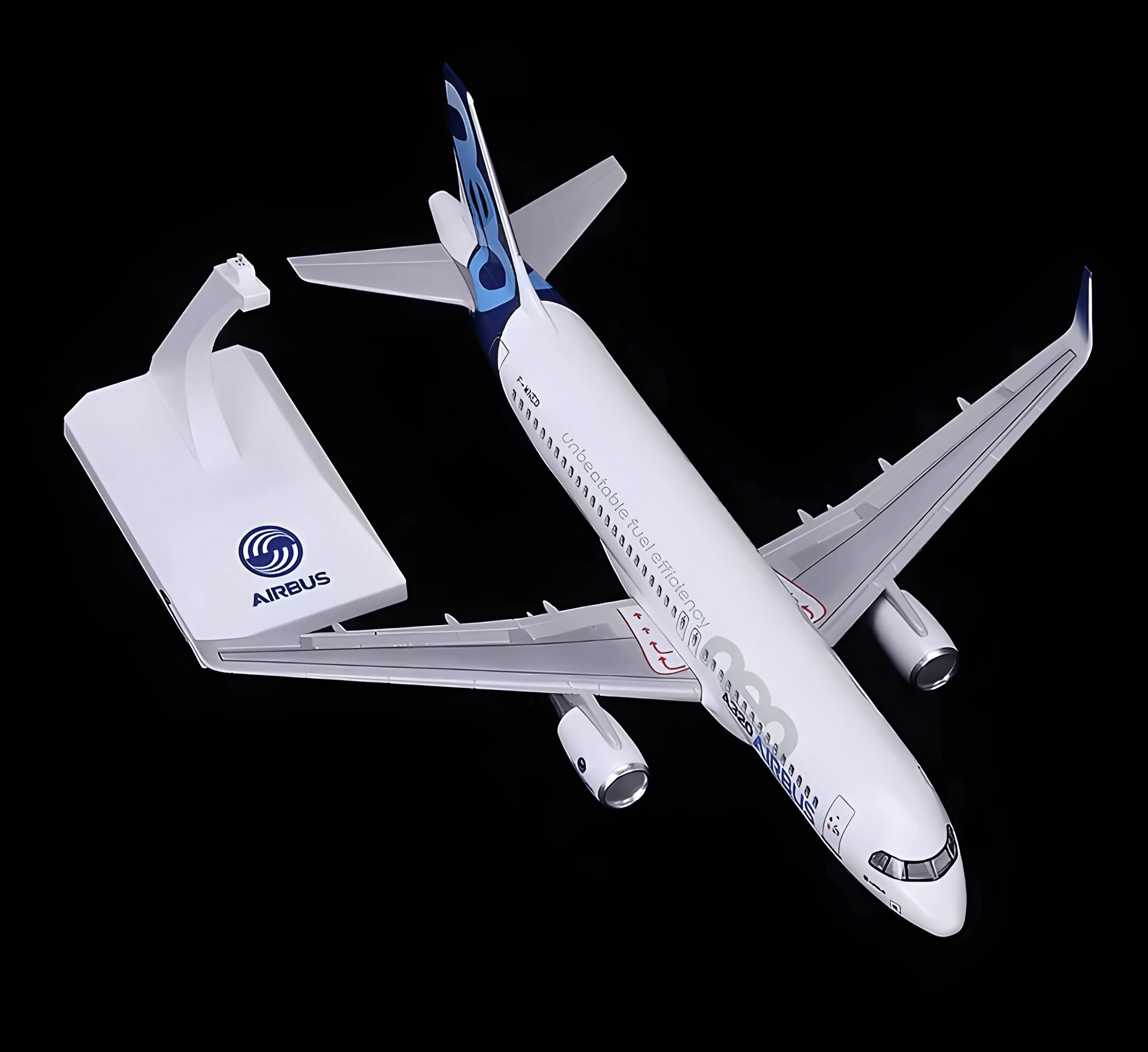 A320 Prototype - 30cm - 11.8in - LED & Sound - Airplane Model
