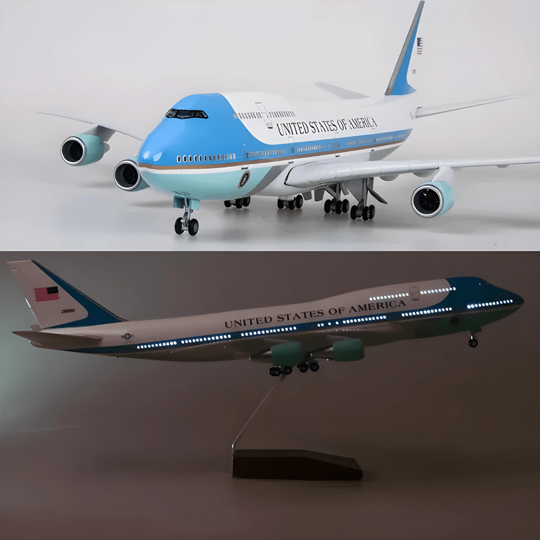 B747 Air Force One - AF1 - Scale 1/150 - 47cm - 18.5 in - Airplane Model