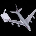 A380 Qatar- 30cm - 11.8in - LED & Sound - Airplane Model - Thumbnail 5