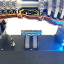 Interactive Rolls-Royce Aero Turbojet Engine Model with LED Lights