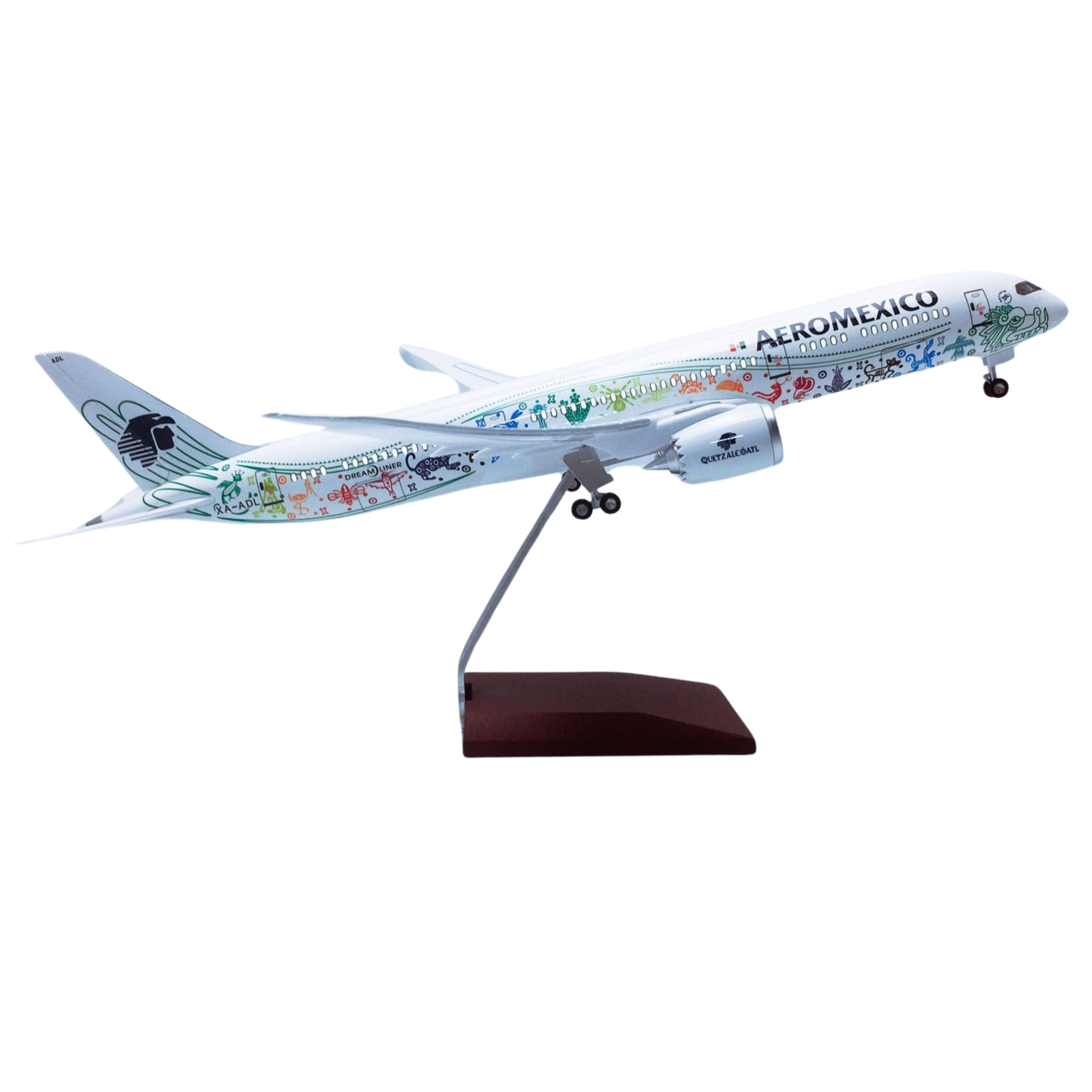 بوينغ 787-9 طيران المكسيك "Quetzalcóatl" – مقياس 1:130 (43 سم / 16.9 بوصة)