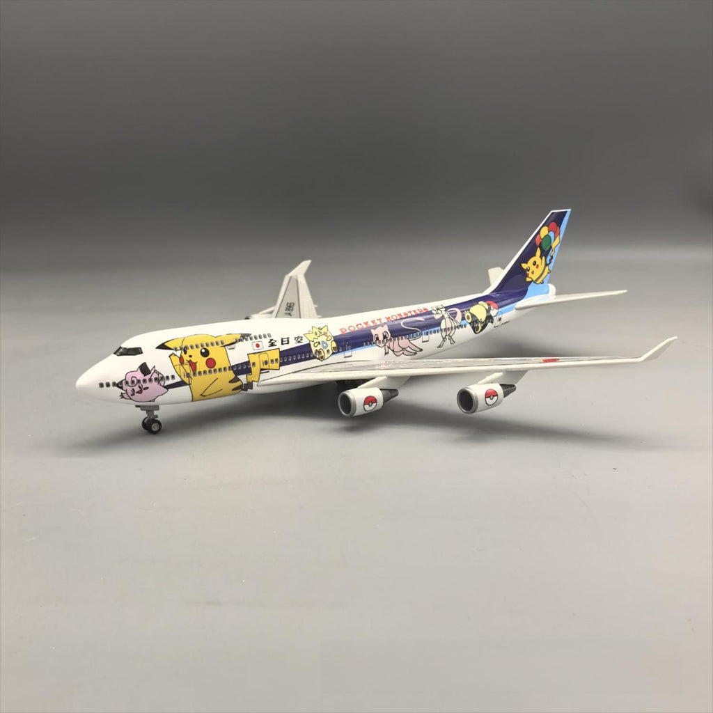 ANA All Nippon Airways Boeing 747-400 Pokémon Pikachu Edition 1:190 – 37 cm / 14.6 in – LED Lights