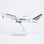 Air France A380 - 30cm - LED & Sound - Airplane Model - Thumbnail 1