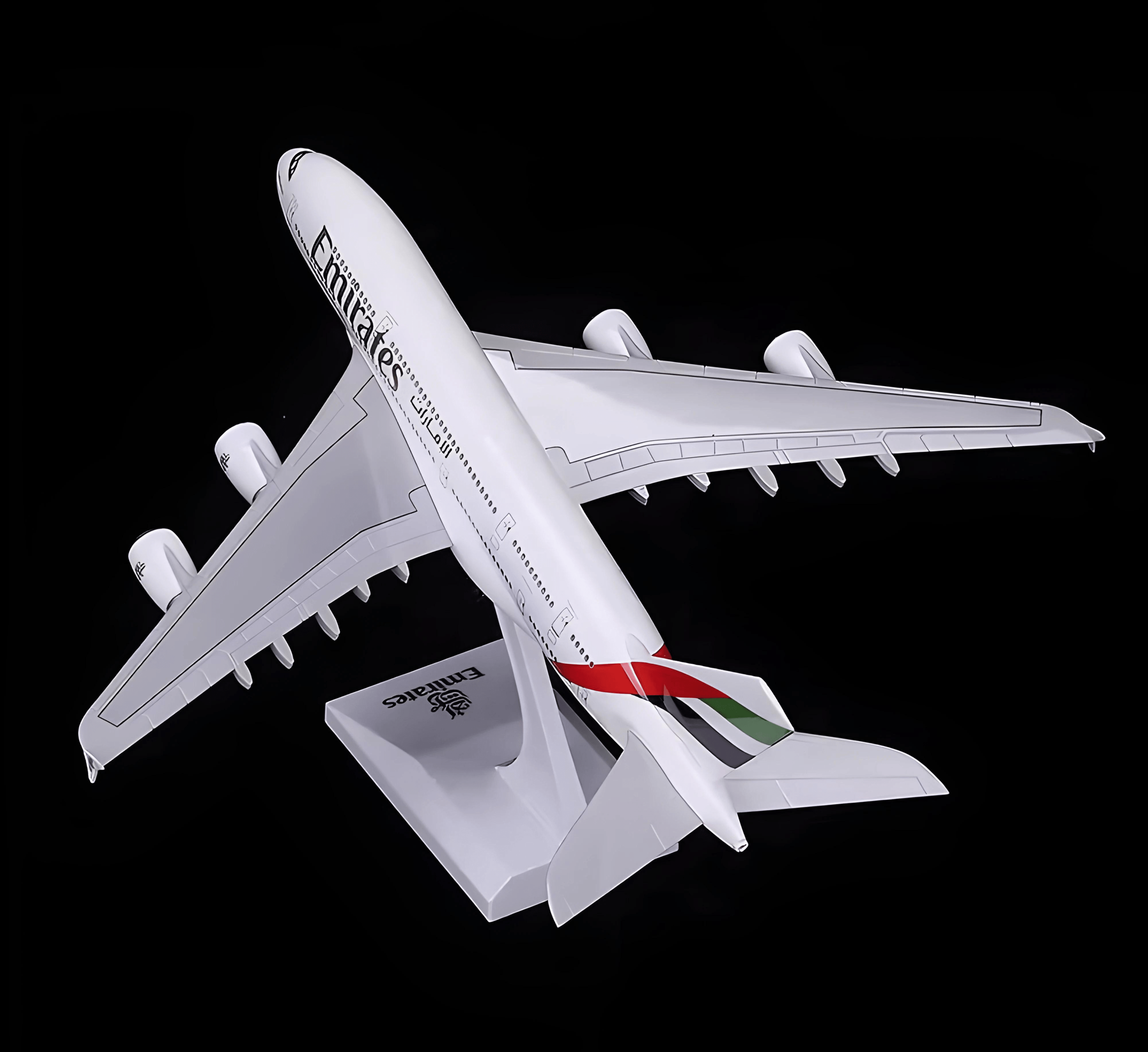 A380 Emirates - 30cm - 11.8in - LED & Sound - Airplane Model
