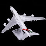 A380 Emirates - 30cm - 11.8in - LED & Sound - Airplane Model - Thumbnail 4