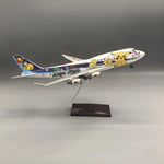 ANA All Nippon Airways Boeing 747-400 Pokémon Pikachu Edition 1:190 – 37 cm / 14.6 in – LED Lights - Thumbnail 4