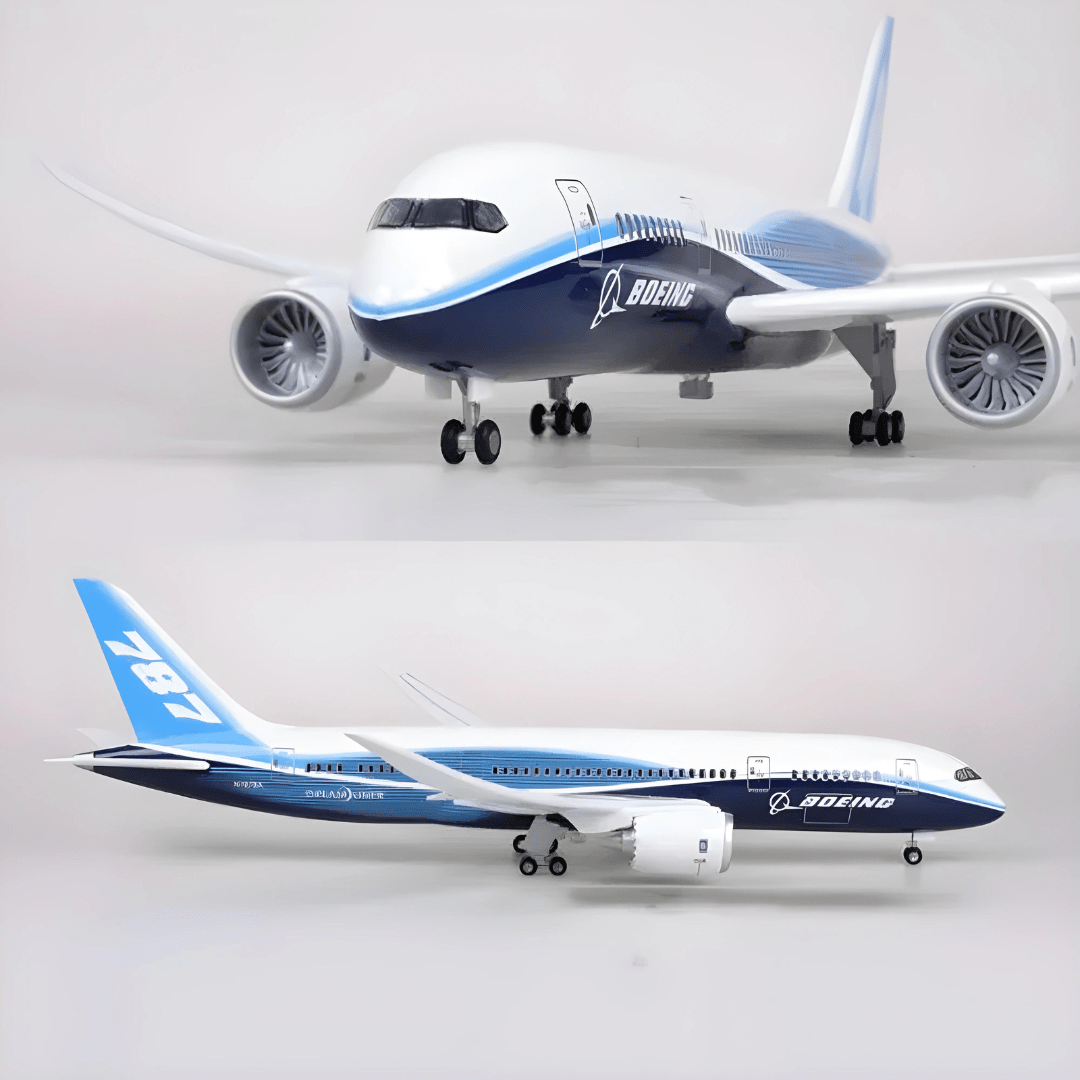 نموذج أولي لطائرة دريملاينر B787 - مقياس 1/130 - 43 سم - 16.9 بوصة