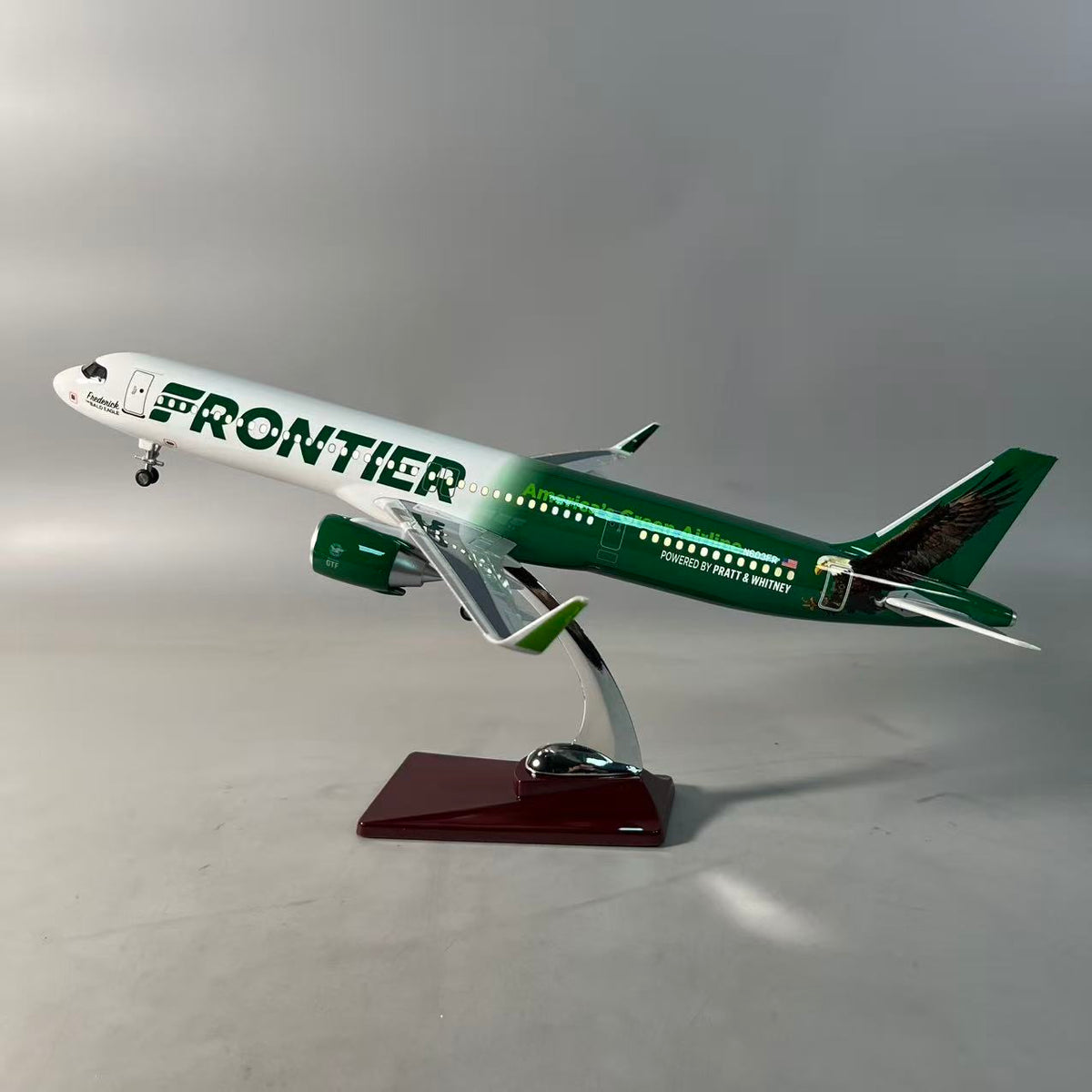 Frontier Airlines A321neo “Frederick the Bald Eagle” 1:100 – 44 cm / 17.3 in – Limited Pre-Sale Edition