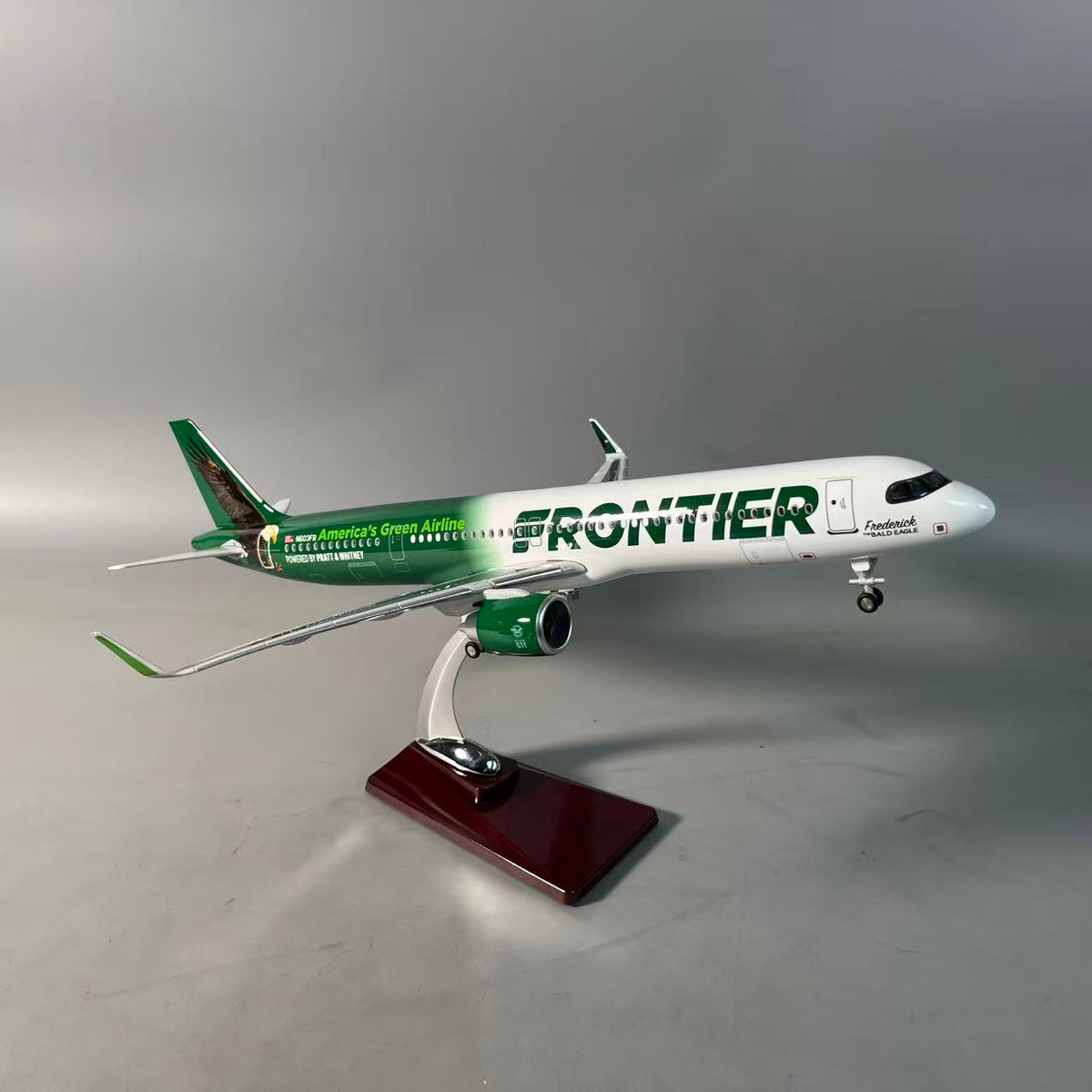 Frontier Airlines A321neo “Frederick the Bald Eagle” 1:100 – 44 cm / 17.3 in – Limited Pre-Sale Edition