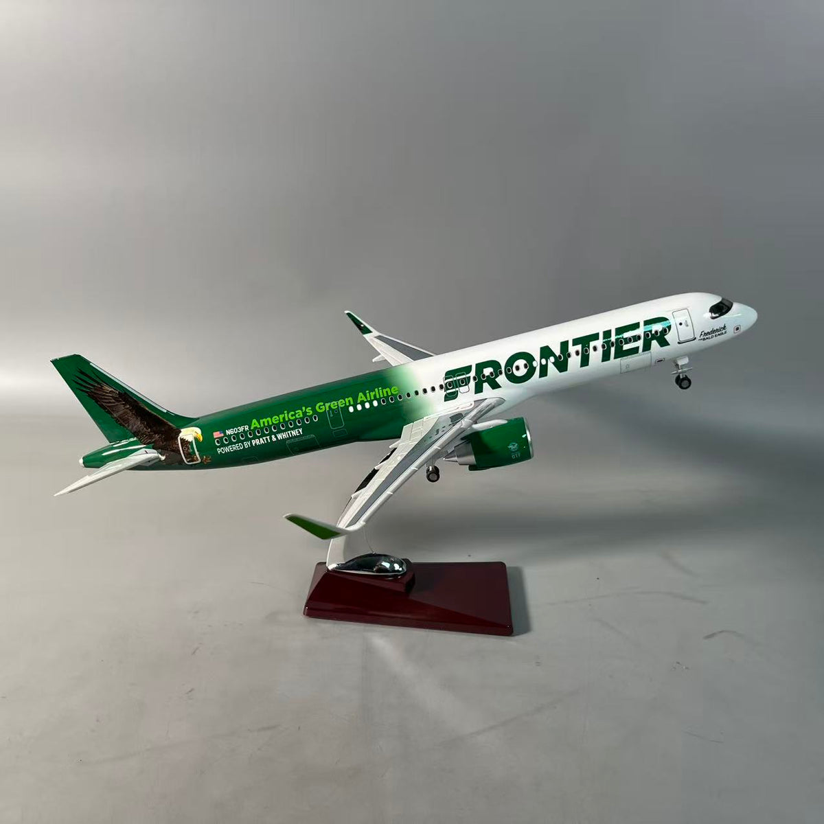 Frontier Airlines A321neo “Frederick the Bald Eagle” 1:100 – 44 cm / 17.3 in – Limited Pre-Sale Edition