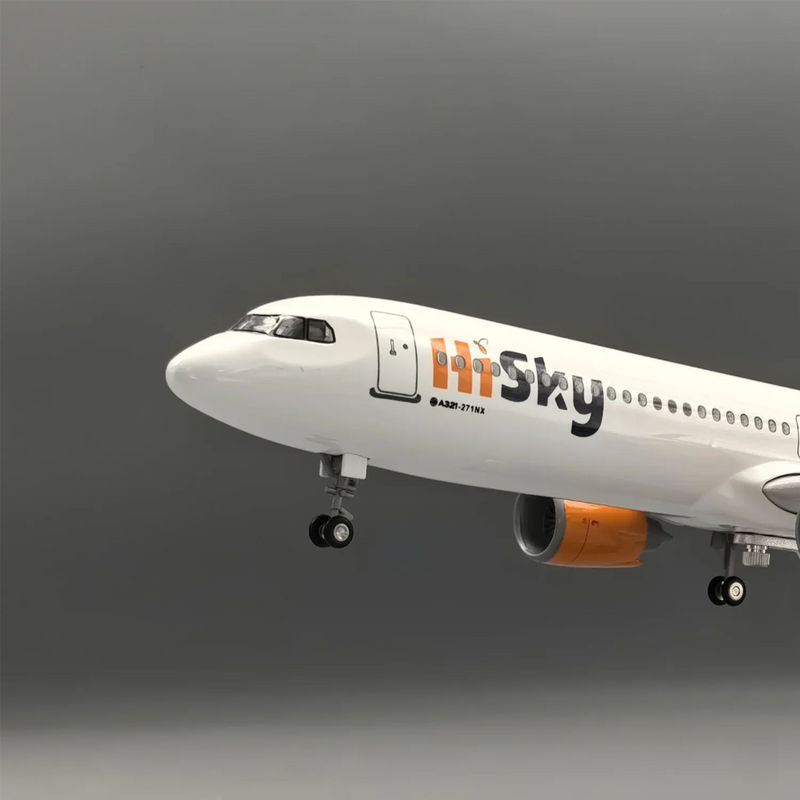 A321NEO HI SKY - SCALE 1/100 - 44CM - 18.5 IN - AIRPLANE MODEL - Image 5