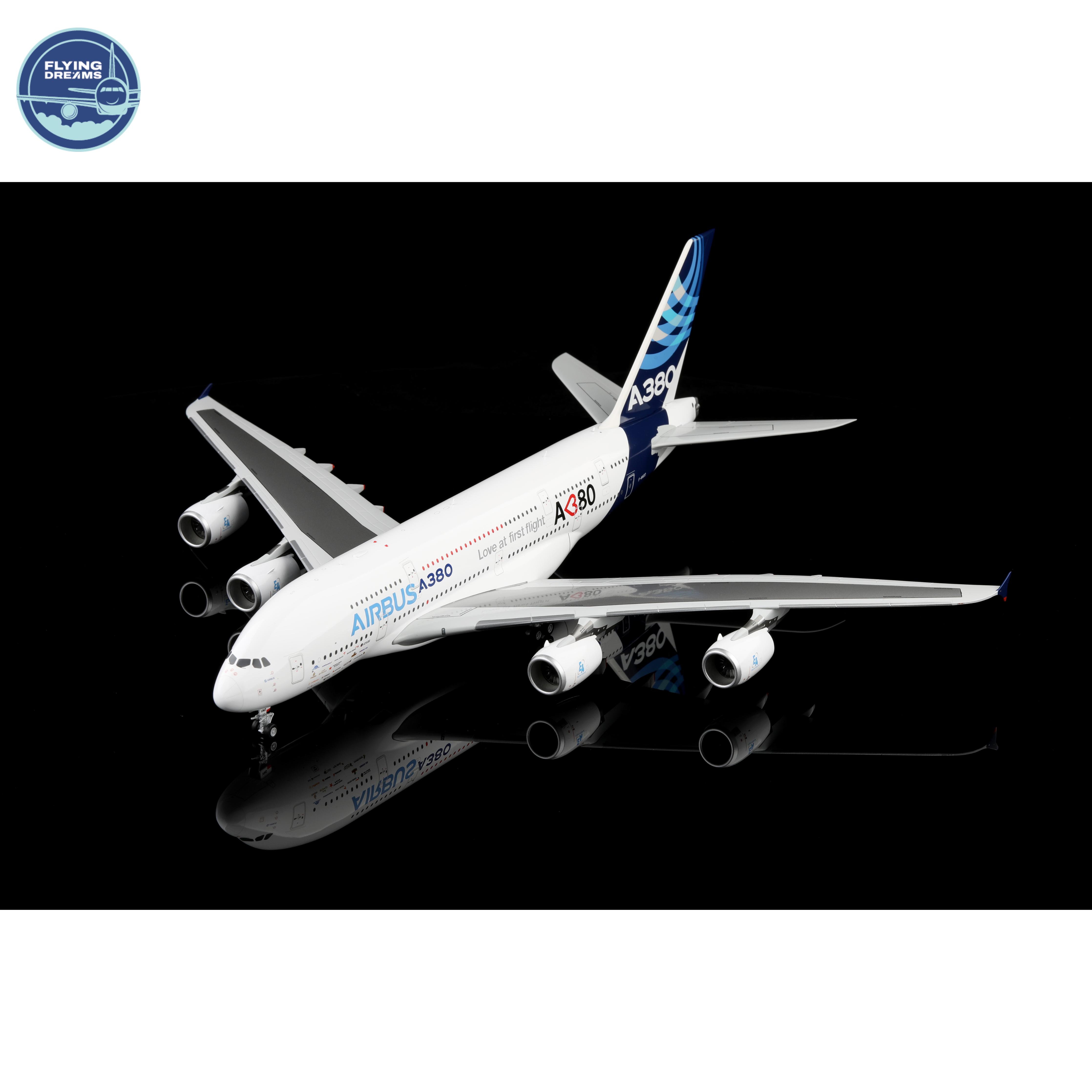 Airbus - A380 - F-WWDD - House Color Love at First Flight - L2009 - 36.3cm - SQW