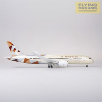 B787 Etihad - Escala 1/130 - 43cm - 16,9 pulgadas