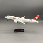 SWISS International Air Lines Airbus A220-300 1:100 – 38.7 cm / 15.2 in – LED Lights - Thumbnail 2