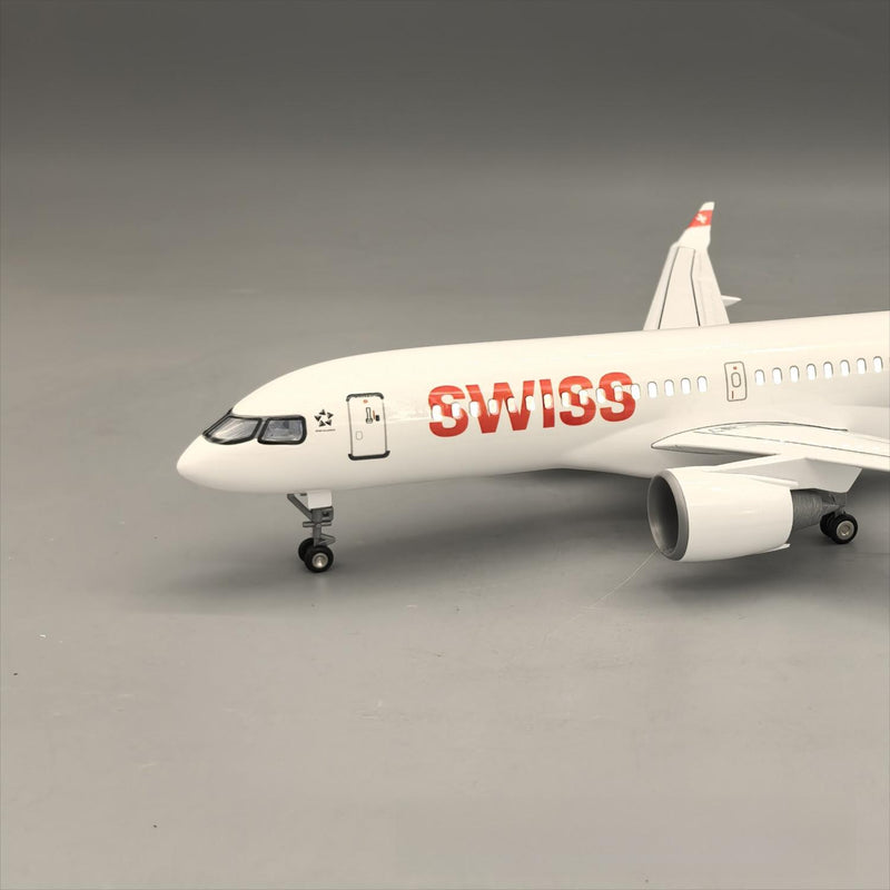 SWISS International Air Lines Airbus A220-300 1:100 – 38.7 cm / 15.2 in – LED Lights - Image 7