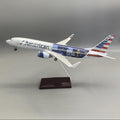 American Airlines Boeing 737-800 "FIFA World Cup 2026" – 37 cm / 14.6 in – Voice-Activated LED Display Model