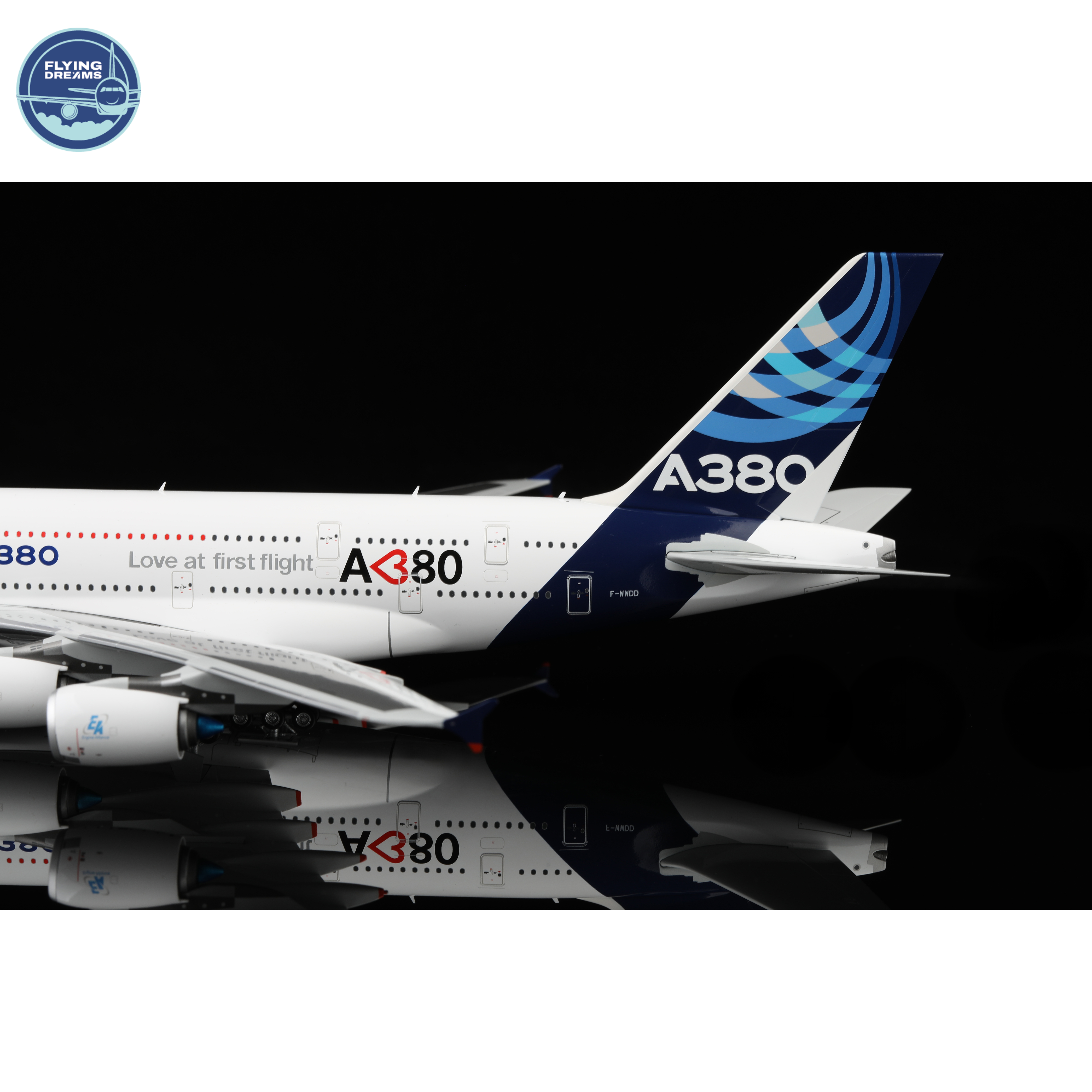 Airbus - A380 - F-WWDD - House Color Love at First Flight - L2009 - 36.3cm - SQW