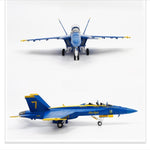 U.S. Navy Blue Angels F/A-18 Hornet 1:72 – 25 cm / 9.8 in – Premium Zinc Alloy & ABS Diecast Fighter Jet Model - Thumbnail 11