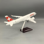 SWISS International Air Lines Airbus A220-300 1:100 – 38.7 cm / 15.2 in – LED Lights - Thumbnail 5