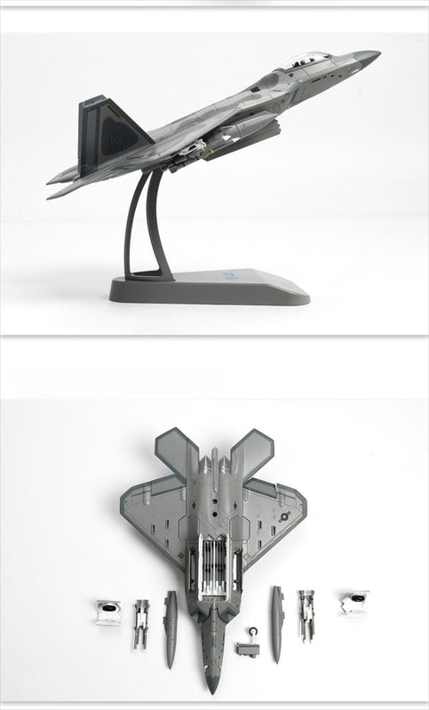 Caza furtivo U.S. Air Force F-22 Raptor 1:72 – 26.5 cm / 10.4 in – Maqueta Premium de Aleación Fundida a Presión y ABS - Image 13