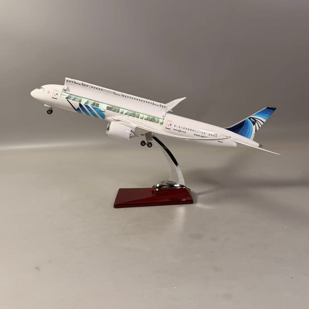 EgyptAir Boeing 787-9 Dreamliner Airplane Model — 1:150 Scale | 47cm / 18.5"