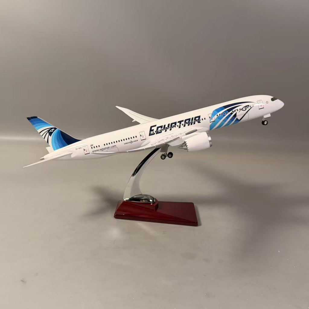 EgyptAir Boeing 787-9 Dreamliner Airplane Model — 1:150 Scale | 47cm / 18.5"