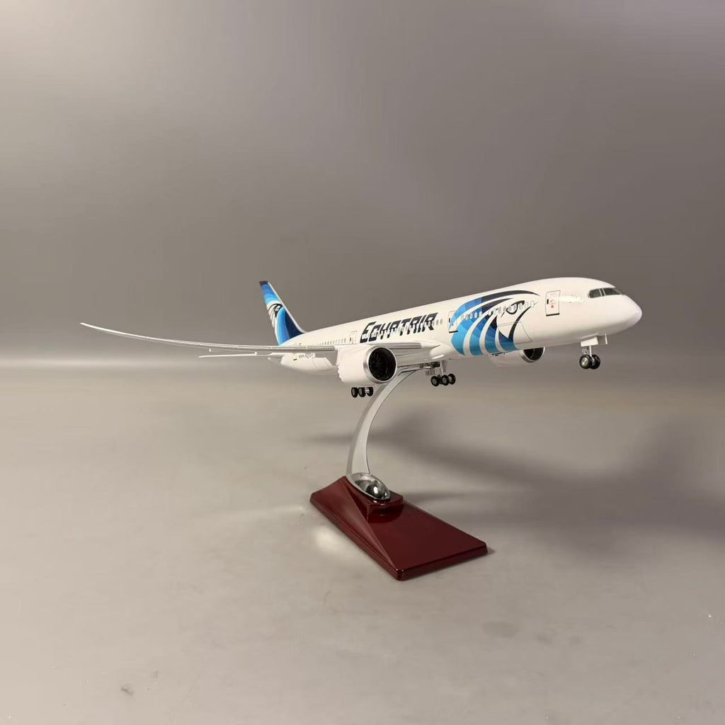 EgyptAir Boeing 787-9 Dreamliner Airplane Model — 1:150 Scale | 47cm / 18.5"